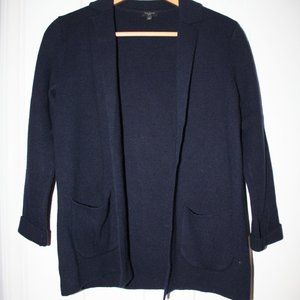 Talbot's Navy Blue Cardigan Petite Small